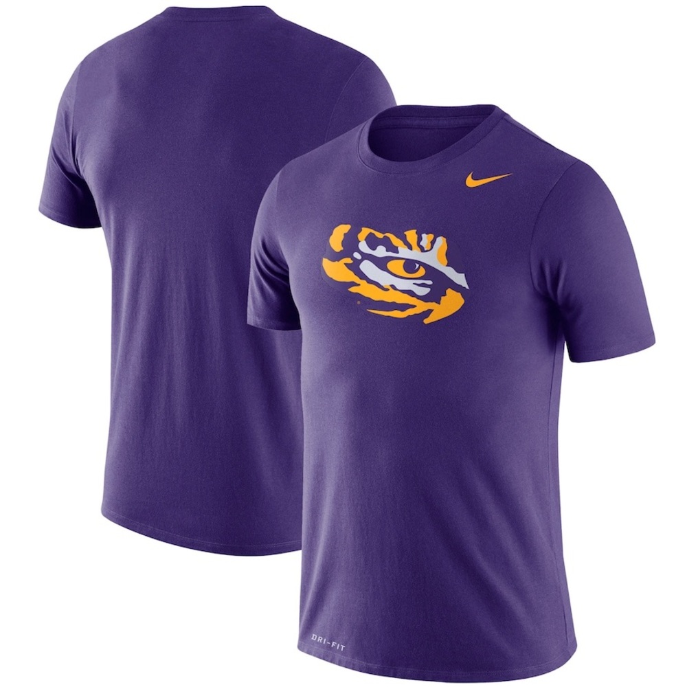 Men’s Medium Nike Purple LSU Tigers School Logo Legend Performance T-Shirt